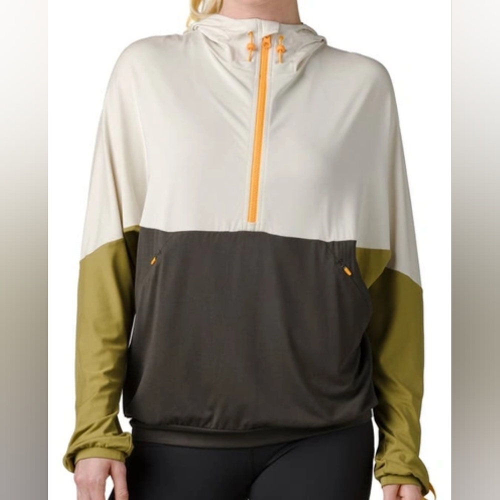 PrAna X Sorel Colorblock Hooded Pullover Women's XS Gorpcore Loungewear Casual